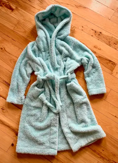 Light turquoise soft bathrobe, Women’s size s, View more