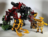 In stock: Transformers - Mechanical Team Devastator full set