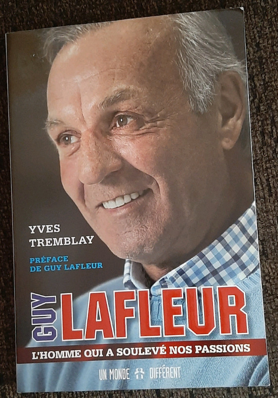 Livre Guy Lafleur l'homme qui a soulevé nos passions dans Art et objets de collection  à Trois-Rivières