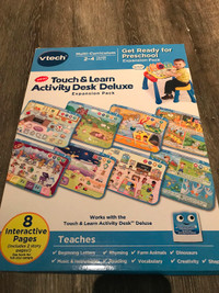 Vtech touch and learn activity desk interactive pages