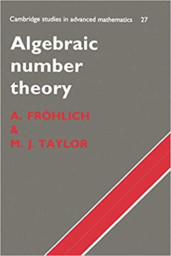 Algebraic Number Theory by A. Fröhlich and M. J. Taylor dans Manuels  à Ville de Montréal