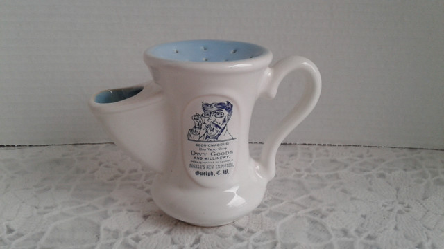 VTG Scuttle Shaving Mug--Dwy Goods & Millinewy Guelph , Canada W in Arts & Collectibles in New Glasgow - Image 3