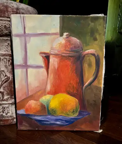 Vintage Still Life Oil Painting , View more