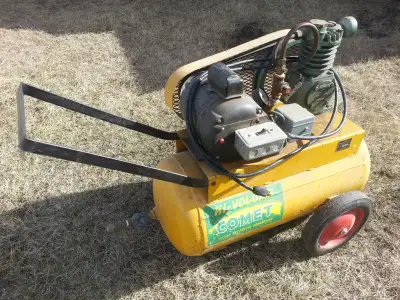 Cast Iron Air Compressor - Canadian Made, View more