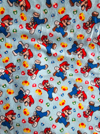 2017 Super Mario cotton flanel