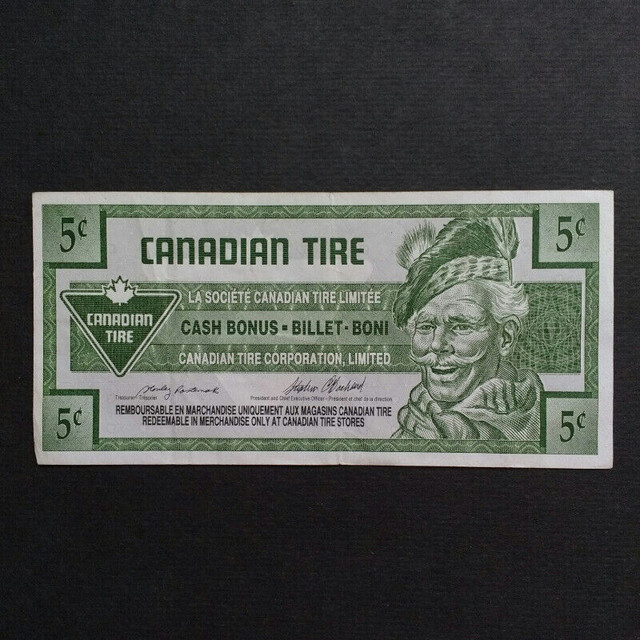 CANADIAN TIRE 17TH SERIES 5 CENTS 1992 STORE COUPON # 0017059194 in Arts & Collectibles in Owen Sound