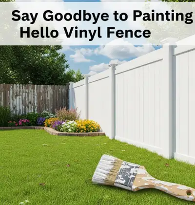 Say Goodbye to Painting – Hello Vinyl Fence, View more