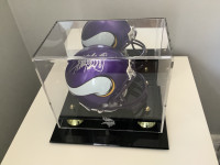 Adrian Peterson signed Minnesota Vikings Mini Helmet in Box