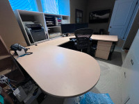 U Shaped Modular Office Desk - Excellent Condition $150