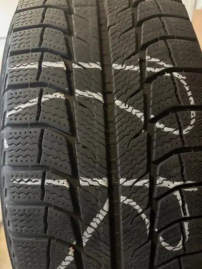 Used Michellin Latitude Winter Tires 225/65R17 with Steel Wheels in good condition . Have used minim...