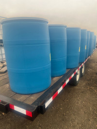 35 x 55 gallons, Removable lid plastic barrels Edmonton Edmonton Area Preview