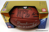 Joe Namath autographed Football in box