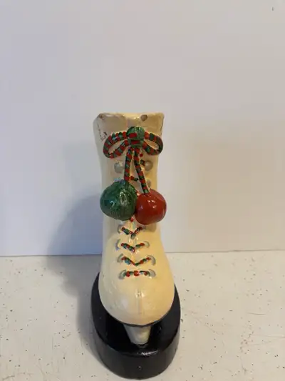 Vintage Ice Skate Piggy Bank, View more