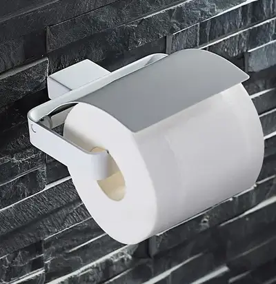 Tierney Varnished Wall Mounted Toilet Paper Roll Holder, View more