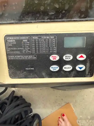 Natural gas pool heater, View more