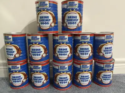 Grade A Brine Shrimp Eggs in Original Cans – Premium Quality!, View more