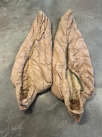Two Down filled military sleeping bags for sale.Good condition. 
