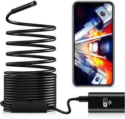 Camera d'inspection Endoscopique Endoscope 8 Waterproof LED, View more