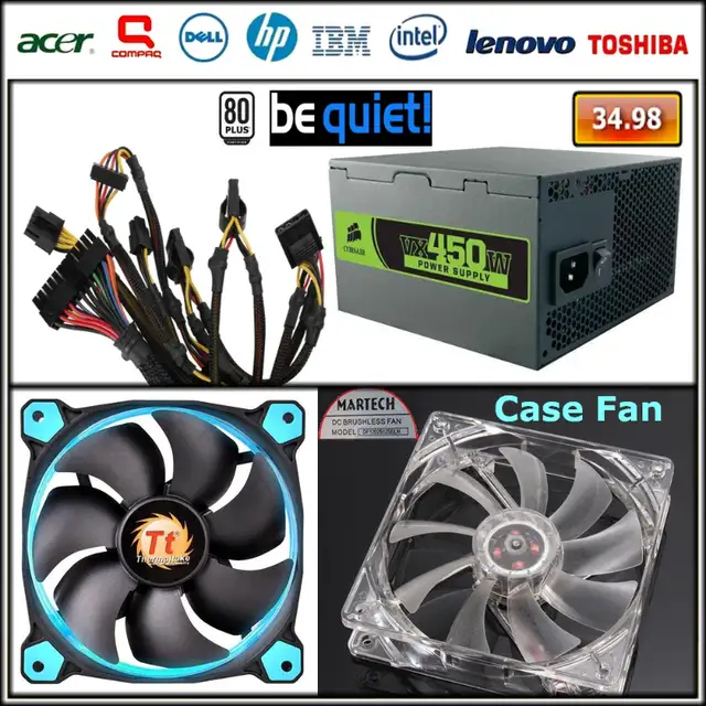 OEM PC Power Supply ACER⚡ANTEC⚡CORSAIR⚡DELL⚡HP⚡LENOVO... in Desktop Computers in Edmonton - Image 2