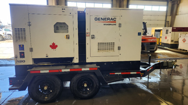 100kw Generac / Magnum MMG120 Trailered Generator in Other Business & Industrial in Edmonton - Image 3