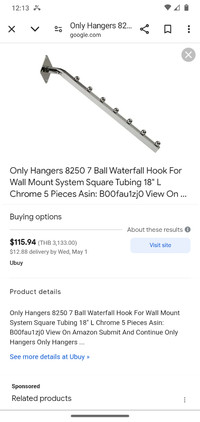 Commercial Waterfall Hangers