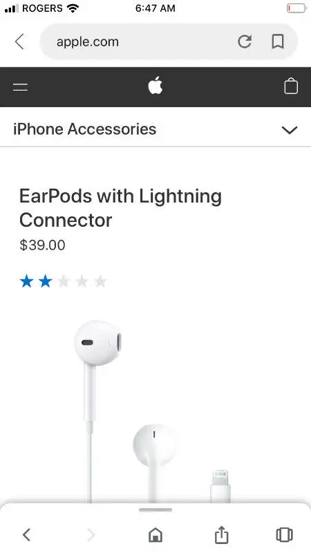 Original OEM Apple IPhone ear buds w/ mic jack NEW IN BOX (NIB) in Cell Phone Accessories in Kingston - Image 3
