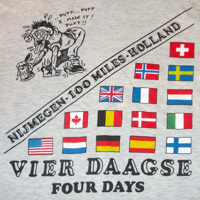 77th Annual 4 Day Marches, Nijmegan Holland 1993 T-Shirts. in Men's in Victoria - Image 2
