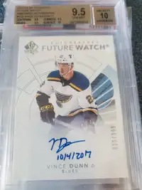2017-18 SP Authentic VINCE DUNN Future Watch Auto Rookie /999 