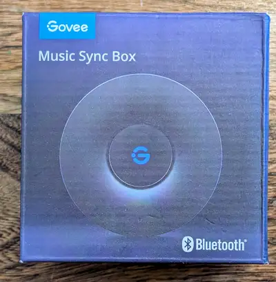 Govee Music Sync Box, Bluetooth Group Control 7 Devices, 22 Dynamic Music Modes, Battery Powered, US...