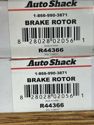 New front rotors & pads fits 2013 to 2019 Ford Escape front wheel drive. NOTE - will not fit all whe...