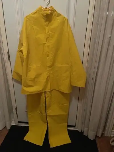 Yellow Rain Coat and Pants, View more