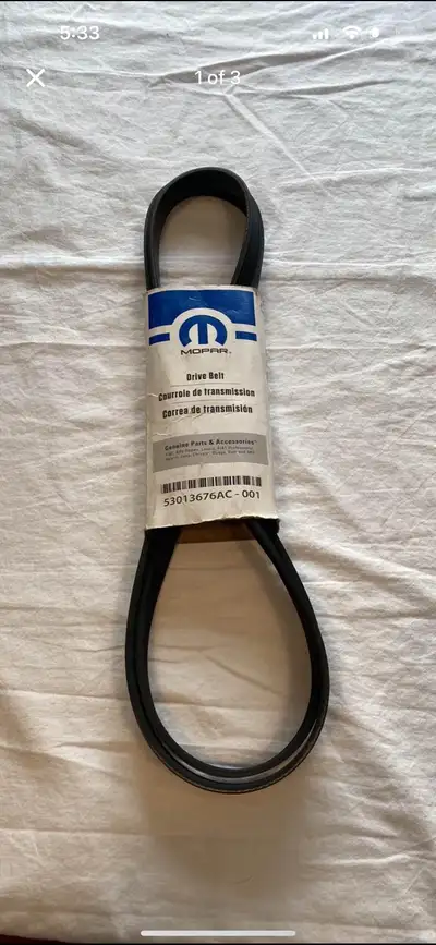 Genuine Mopar serpentine drive belt 5.7, View more