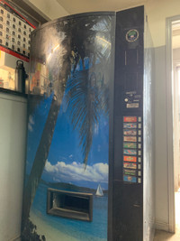 Soda pop vending machine
