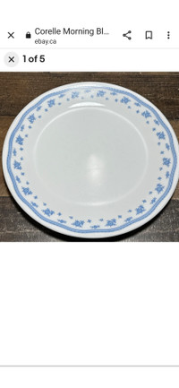 Wanted: Morning Blue Corelle dinner plates