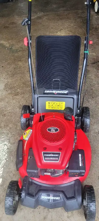 Powersmart lawnmower with bag, View more