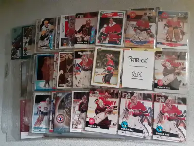 CARTES DE HOCKEY VINTAGES DU GARDIEN DE BUT PATRICK ROY, View more