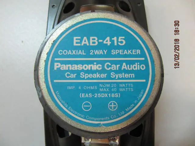 ClassicPanasonic EAB-415 Direct Sound 4x10 Car Speakers 1970-80s in Arts & Collectibles in Mississauga / Peel Region - Image 7