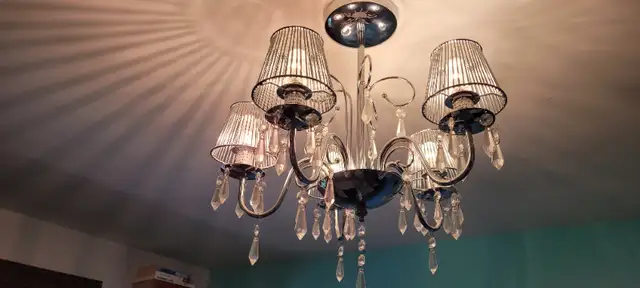 Adorable Chrome Chandelier in Indoor Lighting & Fans in Ottawa - Image 3