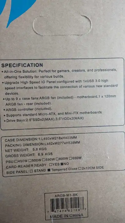 Brand new computer case unopened, View more