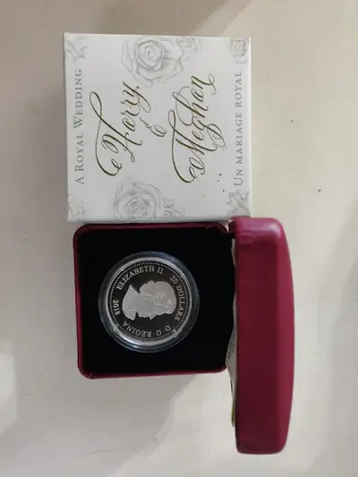 Rare New 2018 Canada $20 Harry & Meghan Wedding Diamond Silver, View more
