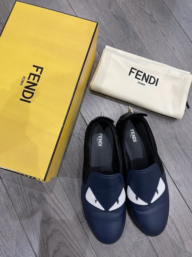 Fendi Bag Bug Slip on Men size 7 in Men's Shoes in City of Toronto