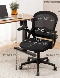 Office chair, black, like new