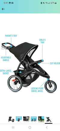 Jogging stroller 