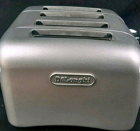 Delonghi 4 slot Brushed Stainless steel toaster
