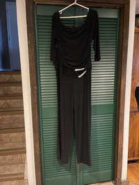 Black jumpsuit dress,small
