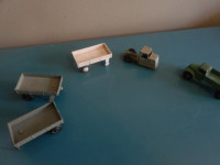 Dinky Toys Maccano Vintage Farm Trailers,Truck Lot of 5