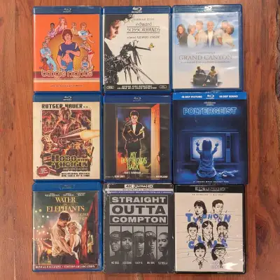 Blurays and 4K UHD Movies , View more
