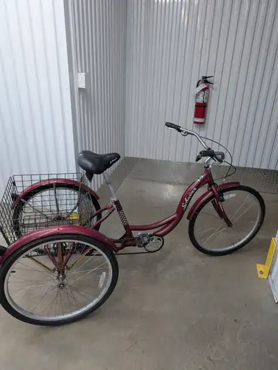 TRICYCLE by Schwinn or also called a Trike for ADULTS. Lightly Used, but in reasonably good shape. S...