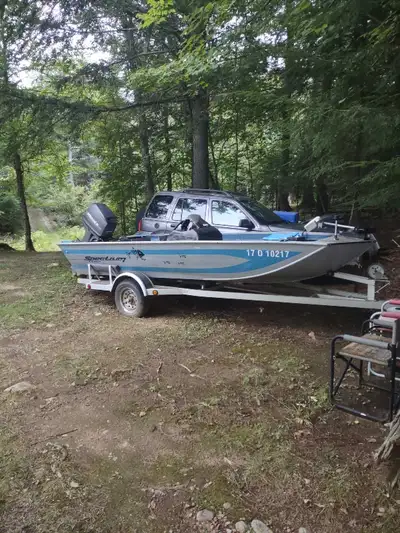 For sale is my Spectrum aluminum fishing boat, a classic vessel ready for the water! This boat is eq...