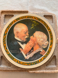 Rockwell 1976 "Golden Christmas" Collector Plate